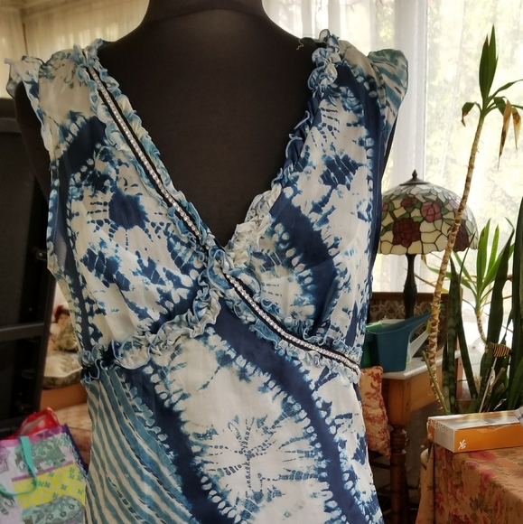 Silk dress made in Italy - Picture 1 of 2